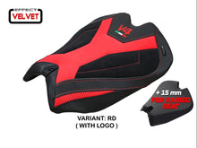 TAPPEZZERIA ITALIA Ducati Panigale V4 (2025+) Velvet Seat Cover "Argenta High" – Accessories in Desmoheart – an Motorcycle Aftermarket Parts & Accessories Online Shop