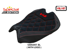 TAPPEZZERIA ITALIA Ducati Panigale V4 (2025+) Special Edition Velvet Seat Cover "Argenta" – Accessories in Desmoheart – an Motorcycle Aftermarket Parts & Accessories Online Shop