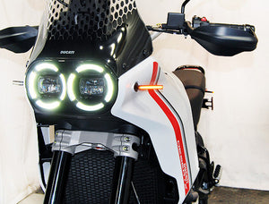 NEW RAGE CYCLES Ducati DesertX (2022+) Front LED Turn Signals – Accessories in Desmoheart – an Motorcycle Aftermarket Parts & Accessories Online Shop