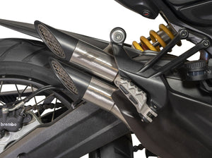 QD EXHAUST Ducati Multistrada V2 (2022+) Slip-on Exhaust "Power Gun" (EURO 5 homologated)