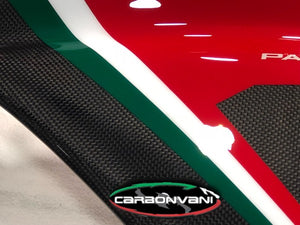 CARBONVANI Ducati Panigale V4 / V4S (2018+) Carbon Full Fairing "Tricolore" (road version; 8 pcs) – Accessories in Desmoheart – an Motorcycle Aftermarket Parts & Accessories Online Shop