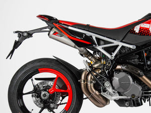 ZARD Ducati Hypermotard 950 / 950 SP (2019+) Stainless Steel Slip-on Exhaust "Top Gun" (racing)