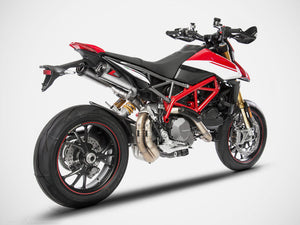 ZARD Ducati Hypermotard 950 / 950 SP (2019+) Stainless Steel Slip-on Exhaust "Top Gun" (racing)