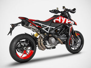 ZARD Ducati Hypermotard 950 / 950 SP (2019+) Stainless Steel Slip-on Exhaust "GT"