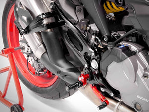 PPM93701D - DBK Ducati Monster 937 / 937 SP / 30° Anniversario (2021+) Passenger Footpeg Kit