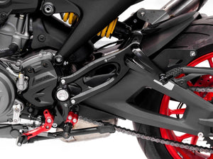 PPM93701D - DBK Ducati Monster 937 / 937 SP / 30° Anniversario (2021+) Passenger Footpeg Kit