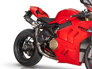 QD EXHAUST Ducati Panigale V4 (2018+) Semi-full Exhaust System "Gunshot Dark Matter"