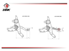 DBK DUCABIKE RPLF27 Ducati Hypermotard 698 Mono (2024+) Brake Lever – Accessories in Desmoheart – an Motorcycle Aftermarket Parts & Accessories Online Shop
