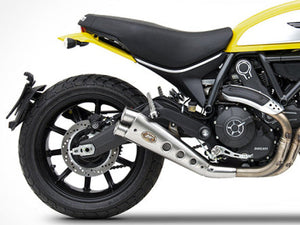 ZARD Ducati Scrambler 800 (15/22) Stainless Steel Slip-on Exhaust "Special Edition" (low mount)