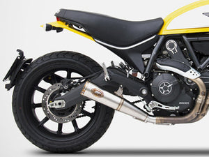 ZARD Ducati Scrambler 800 (15/22) Stainless Steel Slip-on Exhaust "Zuma"