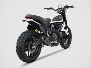 ZARD Ducati Scrambler 800 (15/22) Stainless Steel Slip-on Exhaust "Zuma"