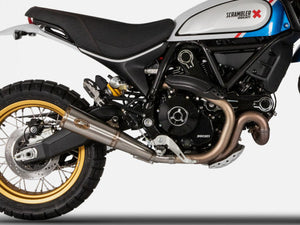 ZARD Ducati Scrambler 800 Desert Sled (19/22) Stainless Steel Slip-on Exhaust "Zuma" – Accessories in Desmoheart – an Motorcycle Aftermarket Parts & Accessories Online Shop