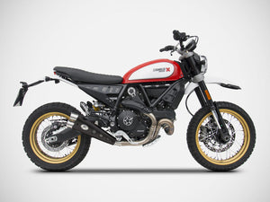 ZARD Ducati Scrambler 800 Desert Sled (17/22) Stainless Steel Slip-on Exhaust "Special Edition" – Accessories in Desmoheart – an Motorcycle Aftermarket Parts & Accessories Online Shop