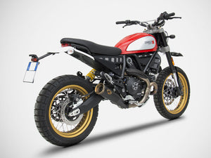 ZARD Ducati Scrambler 800 Desert Sled (17/18) Stainless Steel Slip-on Exhaust "Zuma" – Accessories in Desmoheart – an Motorcycle Aftermarket Parts & Accessories Online Shop