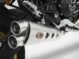 ZARD Ducati Scrambler 800 Desert Sled (17/22) Stainless Steel Slip-on Exhaust "Special Edition" – Accessories in Desmoheart – an Motorcycle Aftermarket Parts & Accessories Online Shop