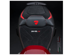 TAPPEZZERIA ITALIA Ducati Diavel V4 (2023+) Velvet Seat Cover "Diablo" – Accessories in Desmoheart – an Motorcycle Aftermarket Parts & Accessories Online Shop