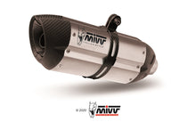 MIVV A.010 Aprilia Dorsoduro 1200 (12/16) Dual Underseat Slip-on Exhaust "Suono" (stainless steel; approved) – Accessories in Desmoheart – an Motorcycle Aftermarket Parts & Accessories Online Shop