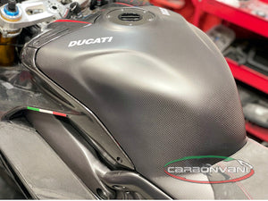 CARBONVANI Ducati Panigale V4 (2022+) Carbon Fuel Tank Cover – Accessories in Desmoheart – an Motorcycle Aftermarket Parts & Accessories Online Shop