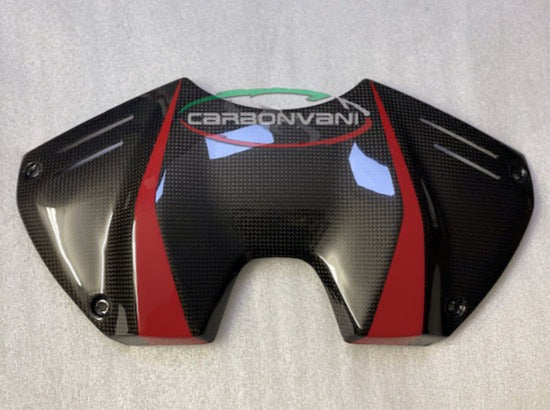 CARBONVANI Ducati Panigale V4 (2022+) Carbon Tank Battery Cover (DP version; black/red) – Accessories in Desmoheart – an Motorcycle Aftermarket Parts & Accessories Online Shop