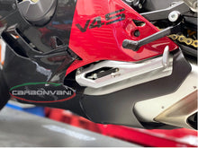 CARBONVANI Ducati Panigale V4 (2022+) Carbon Belly Pan (for Akrapovic exhaust; red)