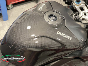 CARBONVANI Ducati Panigale V4 (2022+) Carbon Fuel Tank Cover – Accessories in Desmoheart – an Motorcycle Aftermarket Parts & Accessories Online Shop