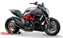 HP CORSE Ducati Diavel 1200 Dual Slip-on Exhaust "Hydroform Factory Black" (racing only)