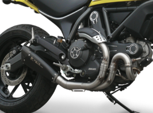 HP CORSE Ducati Scrambler 800 (2015+) Slip-on Exhaust "Evoxtreme 260 Black" (EU homologated)