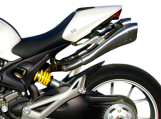 HP CORSE Ducati Monster 1100/796/696 Dual Slip-on Exhaust 