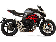 HP CORSE MV Agusta Brutale / Dragster 800 (16/18) Slip-on Exhaust "HydroTre Satin" (racing; with stainless steel cover)