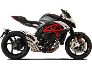 HP CORSE MV Agusta Brutale / Dragster 800 (16/18) Slip-on Exhaust "HydroTre Satin" (racing; with stainless steel cover) – Accessories in Desmoheart – an Motorcycle Aftermarket Parts & Accessories Online Shop