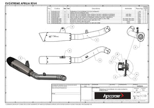 HP CORSE Aprilia Tuono V4 (11/14) Slip-on Exhaust "Evoxtreme 310 Black" (EU homologated) – Accessories in Desmoheart – an Motorcycle Aftermarket Parts & Accessories Online Shop