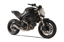 HP CORSE Ducati Monster 797 Slip-on Exhaust "Evoxtreme 260 Satin Short" (racing only)