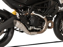 HP CORSE Ducati Monster 797 Slip-on Exhaust "Hydroform Classic Satin Short" (racing only)