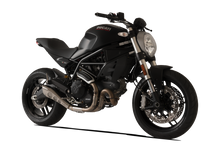 HP CORSE Ducati Monster 797 Slip-on Exhaust "Hydroform Classic Satin Short" (racing only)