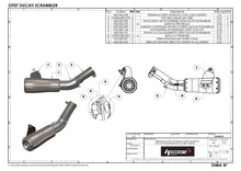 HP CORSE Ducati Scrambler 800 Slip-on Exhaust "GP-07 Satin" (EU homologated; with aluminum end-cap)