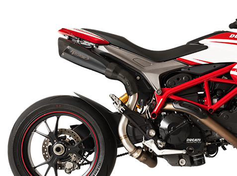 HP CORSE Ducati Hypermotard 821/939 High Position Slip-on Exhaust 