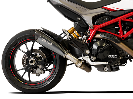 HP CORSE Ducati Hypermotard 821/939  Low Position Slip-on Exhaust 