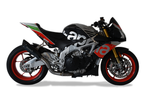 HP CORSE Aprilia RSV4 / Tuono V4 (17/18) Slip-on Exhaust "Evoxtreme 310 Black" (racing) – Accessories in Desmoheart – an Motorcycle Aftermarket Parts & Accessories Online Shop