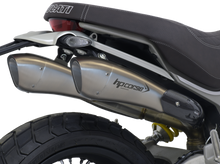 HP CORSE Ducati Scrambler 1100 Dual Slip-on Exhaust "Hydroform Short Satin" (racing)
