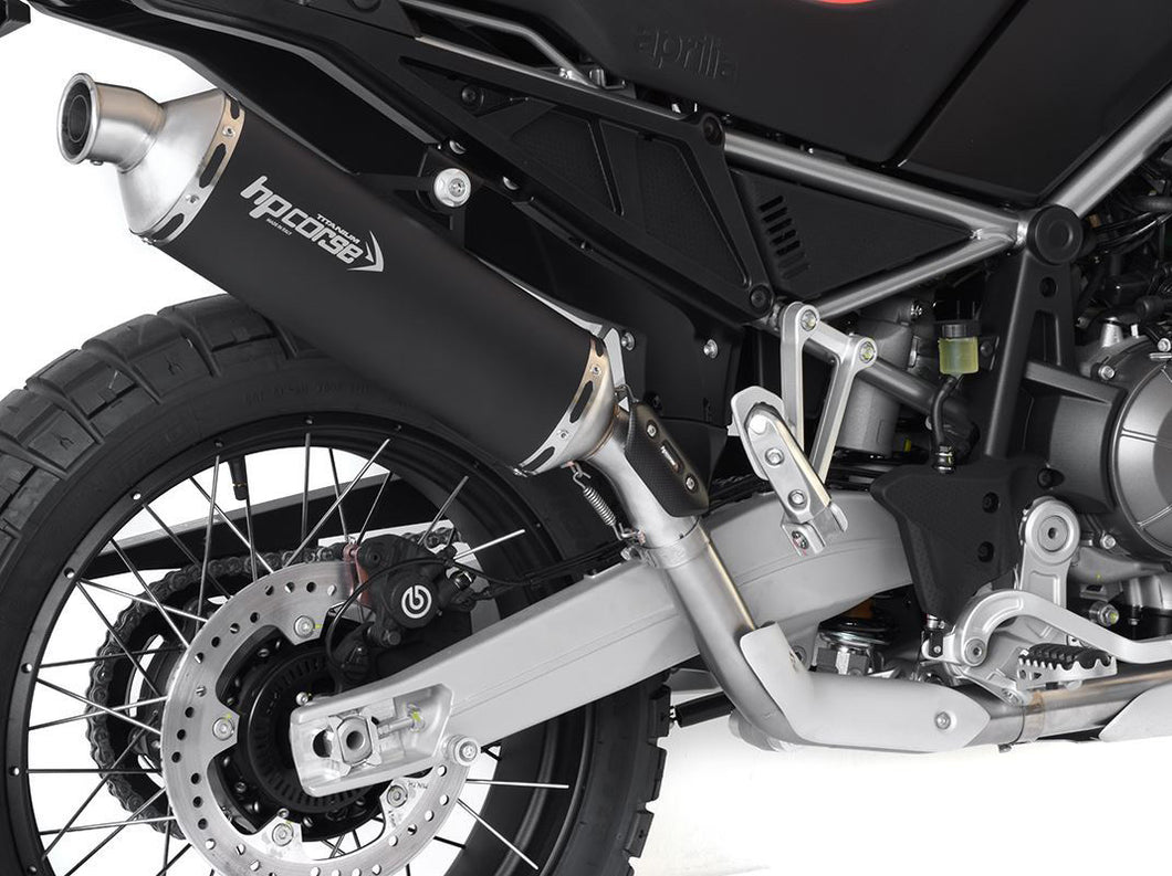 HP CORSE Aprilia Tuareg 660 (2022+) Low-mount Slip-on Exhaust 