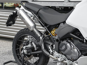 HP CORSE Ducati DesertX (2022+) High-mount Slip-on Exhaust "SP-1 Titanium Short" (Euro 5)