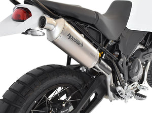 HP CORSE Ducati DesertX (2022+) High-mount Slip-on Exhaust "SP-1 Titanium Short" (Euro 5)