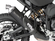 HP CORSE Ducati DesertX (2022+) Low-mount Slip-on Exhaust "SP-1 Titanium Short Black" (Euro 5)