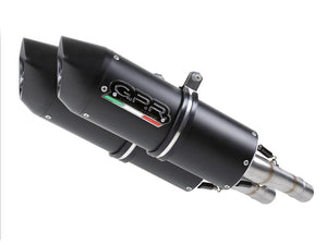 GPR Ducati Monster 620 Dual Slip-on Exhaust "Furore Nero" (EU homologated)