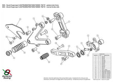 DSS - BONAMICI RACING Ducati SuperSport (98/07) Adjustable Rearset