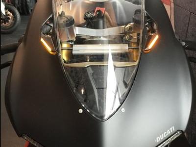 Ducati 848 mirror block on sale off turn signals