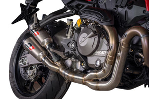 QD EXHAUST Ducati Monster 1200 (17/21) Dual Slip-on Exhaust "Gunshot" (EURO4) – Accessories in Desmoheart – an Motorcycle Aftermarket Parts & Accessories Online Shop