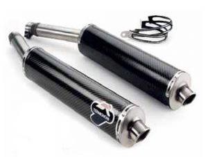 Ducati SuperSport 1000/800/620 Dual Carbon Silencers by TERMIGNONI