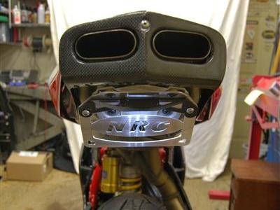 NEW RAGE CYCLES Ducati Superbike 749 LED Tail Tidy Fender