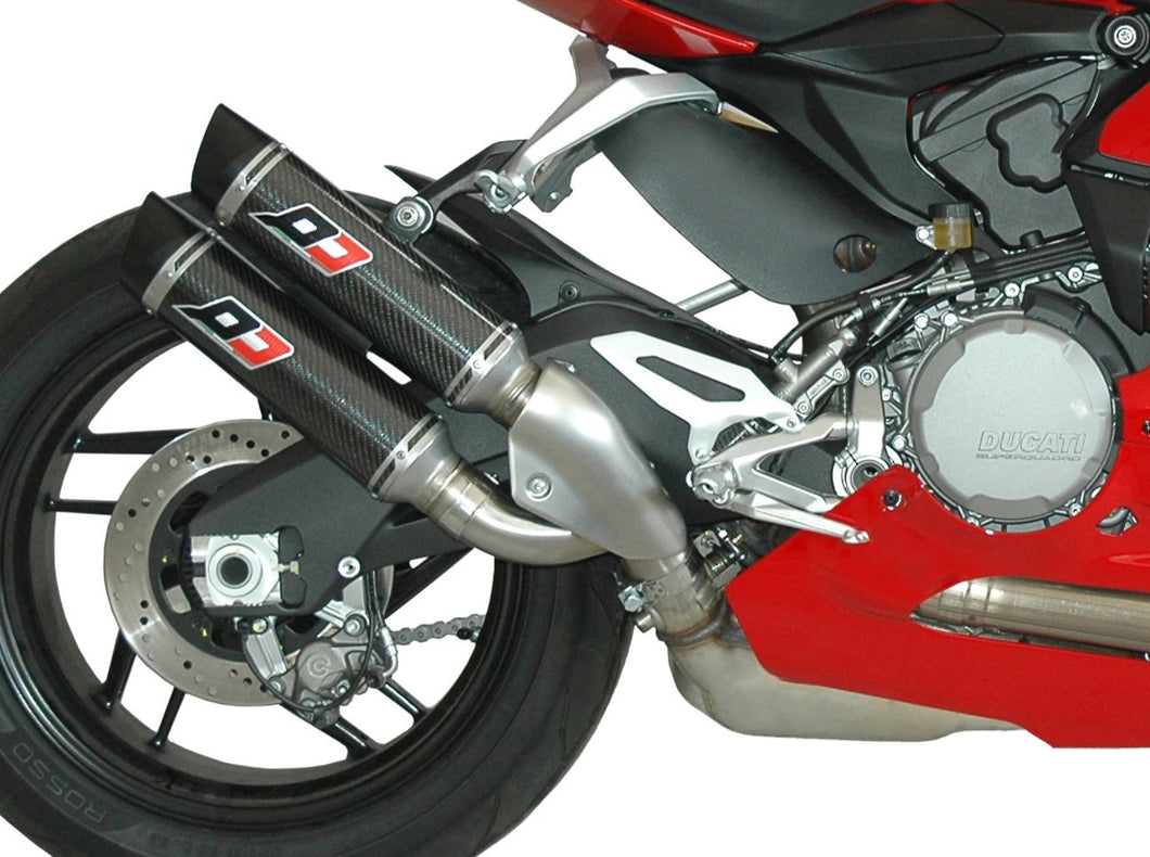 QD EXHAUST Ducati 959 Panigale (16/19) Dual Slip-on Exhaust 